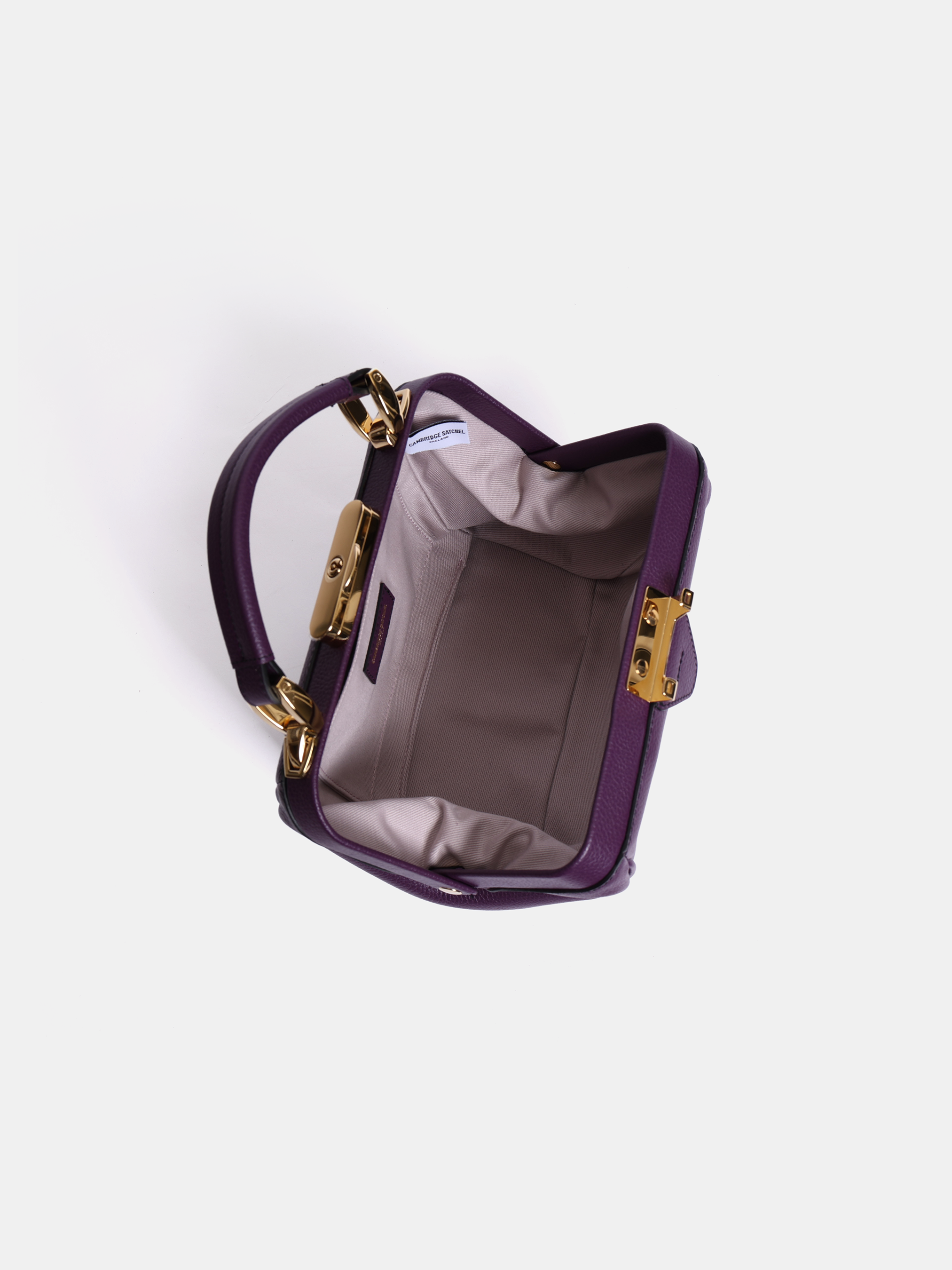 The Mini Sophie - Violet Calf Grain