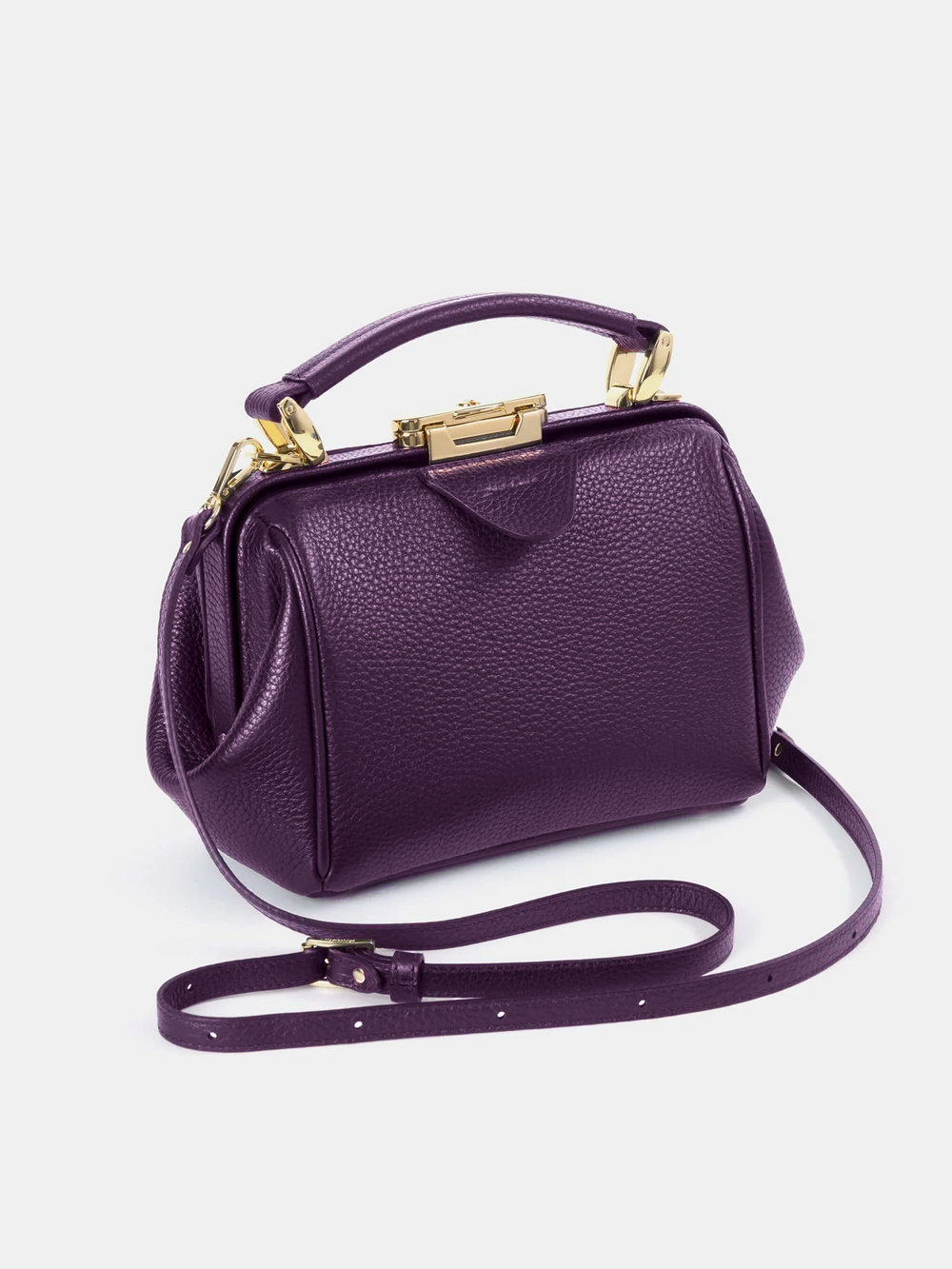The Mini Sophie - Violet Calf Grain