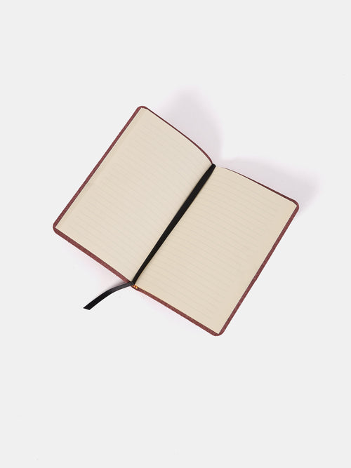 The A6 Notebook - Crimson Celtic Grain