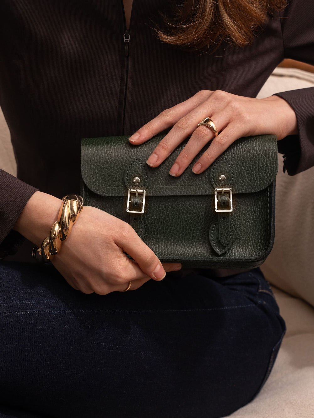 The Little One -  Racing Green Celtic Grain