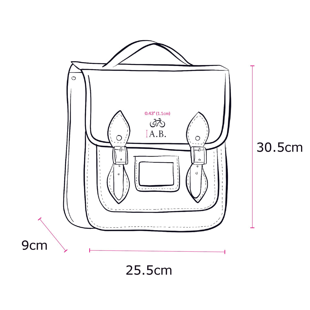 The Small Portrait Backpack -  Oxblood