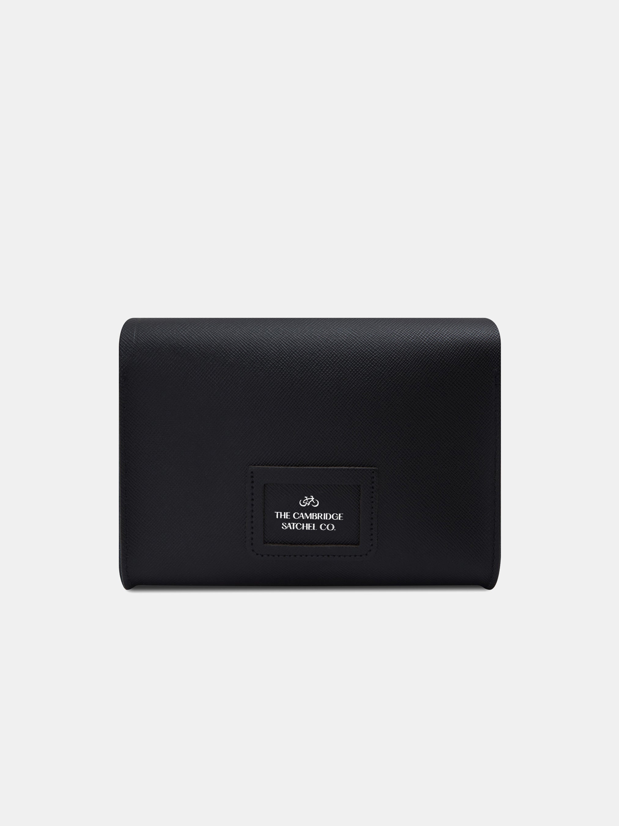 The Large Pushlock - Black Saffiano