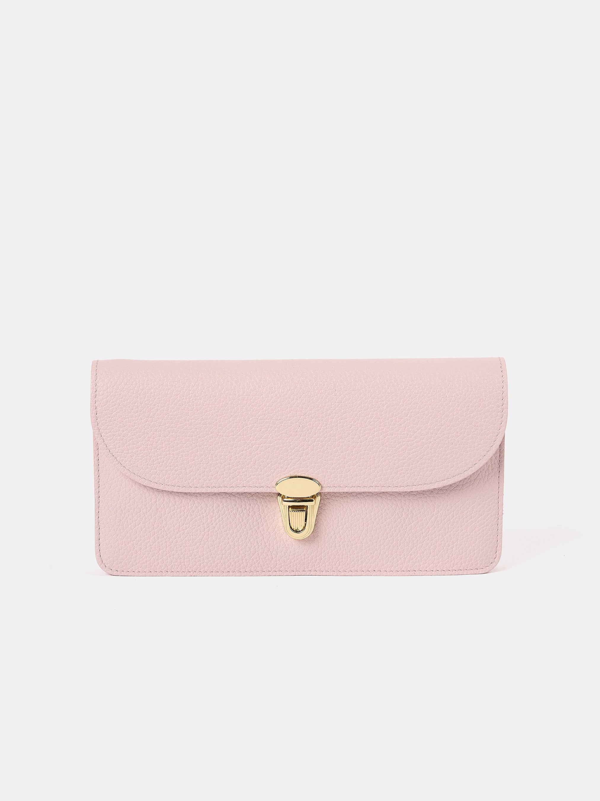The Large Push Lock Purse - Strawberry Ice Cream