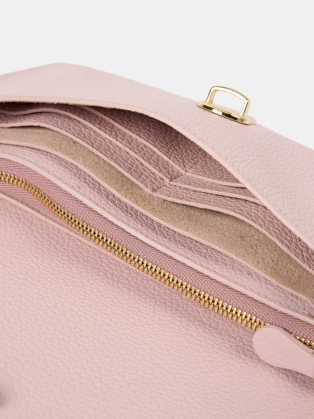 The Large Push Lock Purse - Strawberry Ice Cream