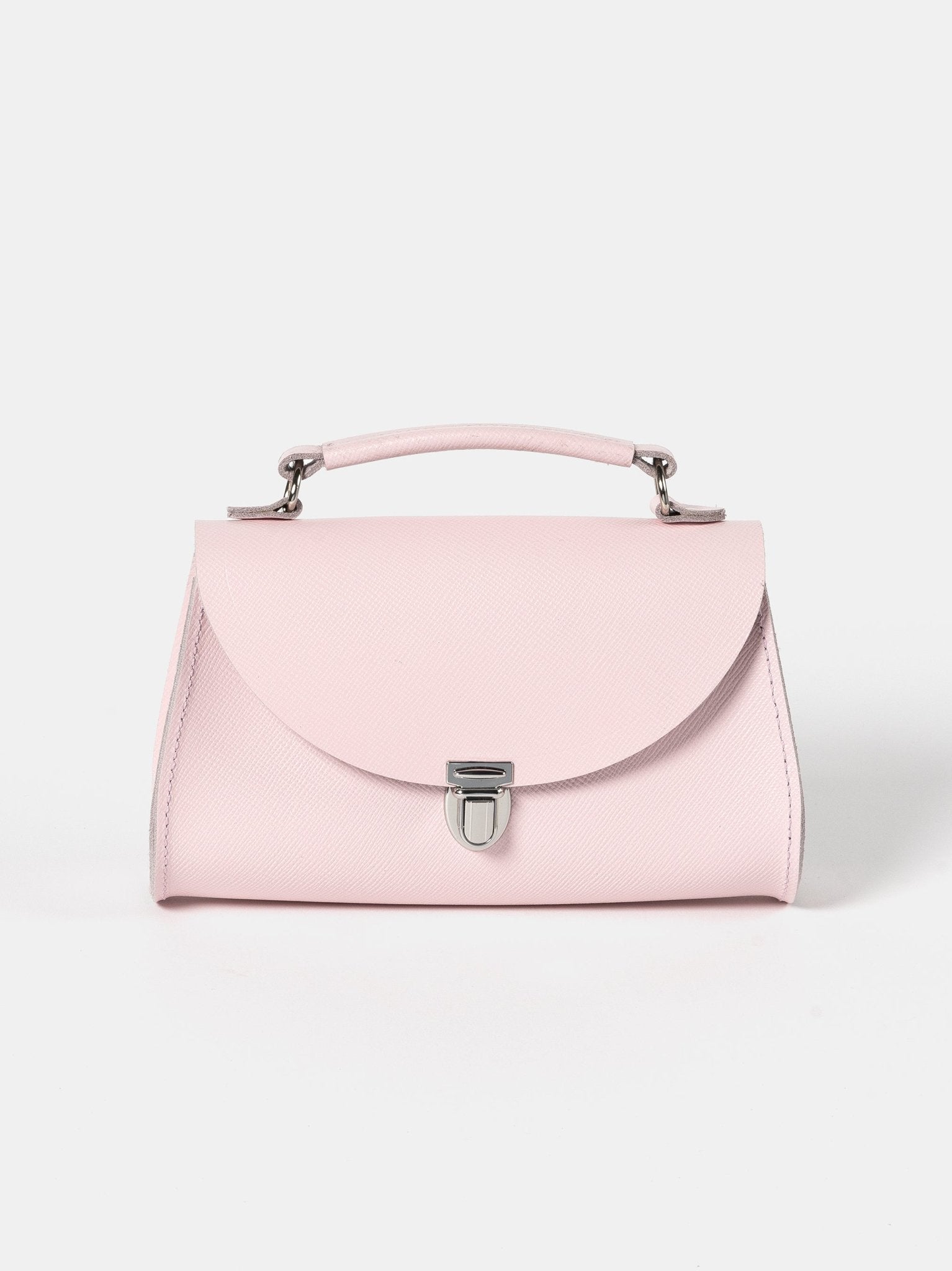 The Mini Poppy - Fondant Pink Saffiano - Cambridge Satchel