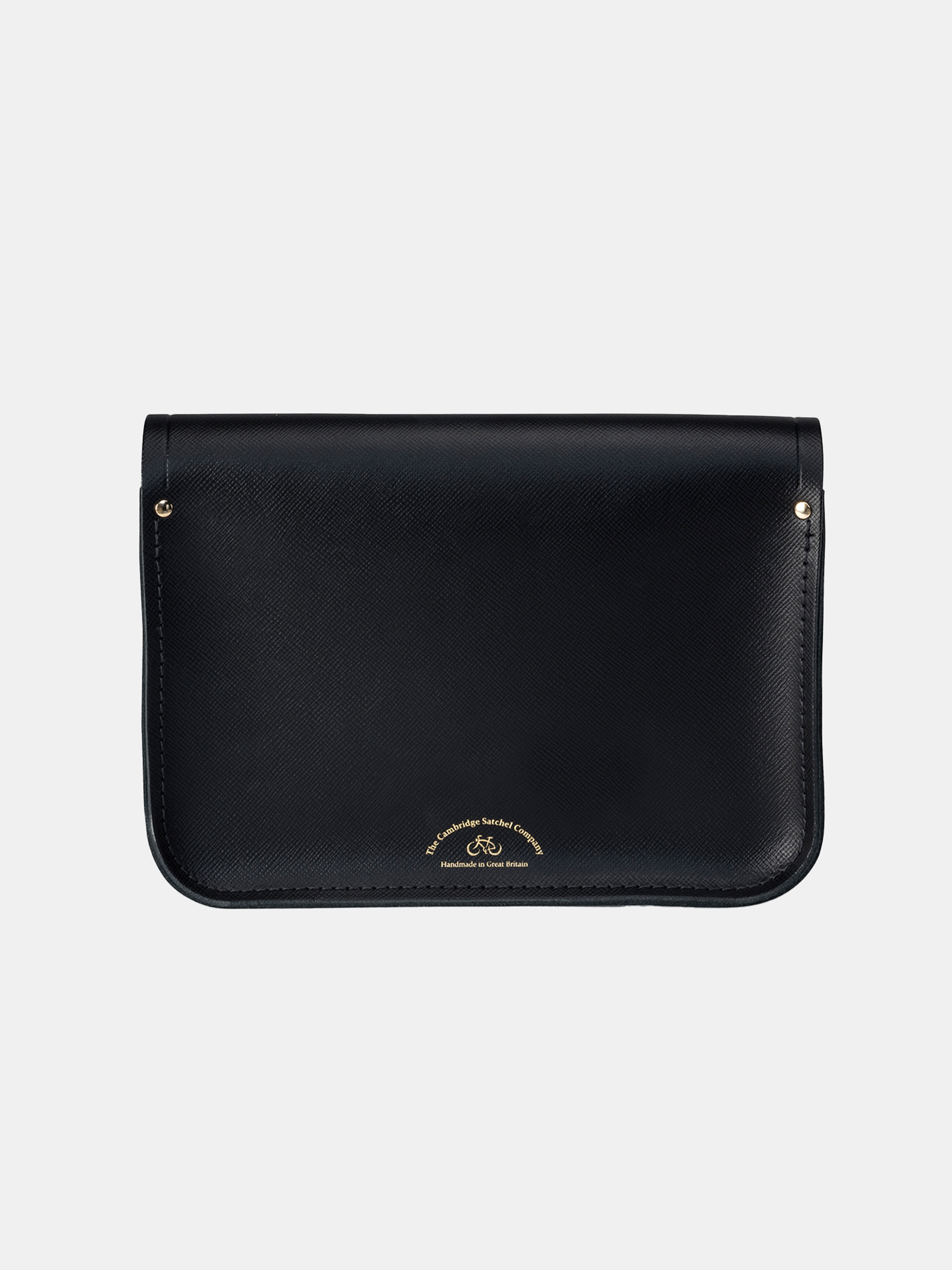 The 11 Inch Satchel - Black Saffiano