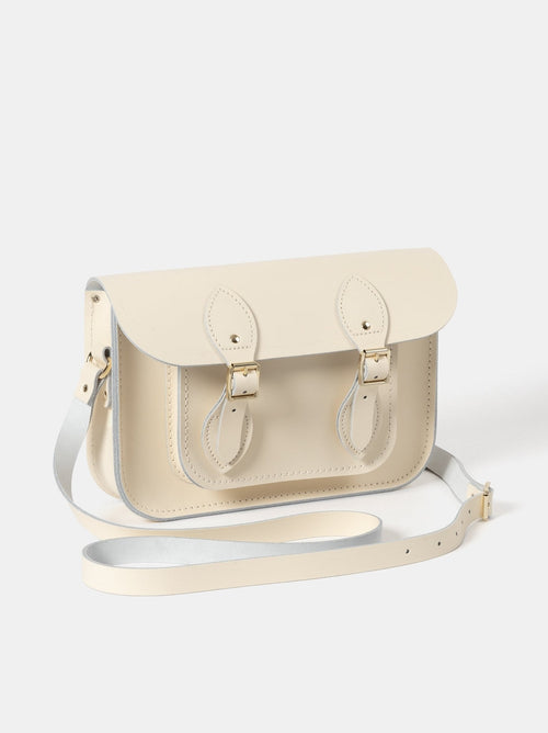 The 11 Inch Satchel - Vanilla - Cambridge Satchel