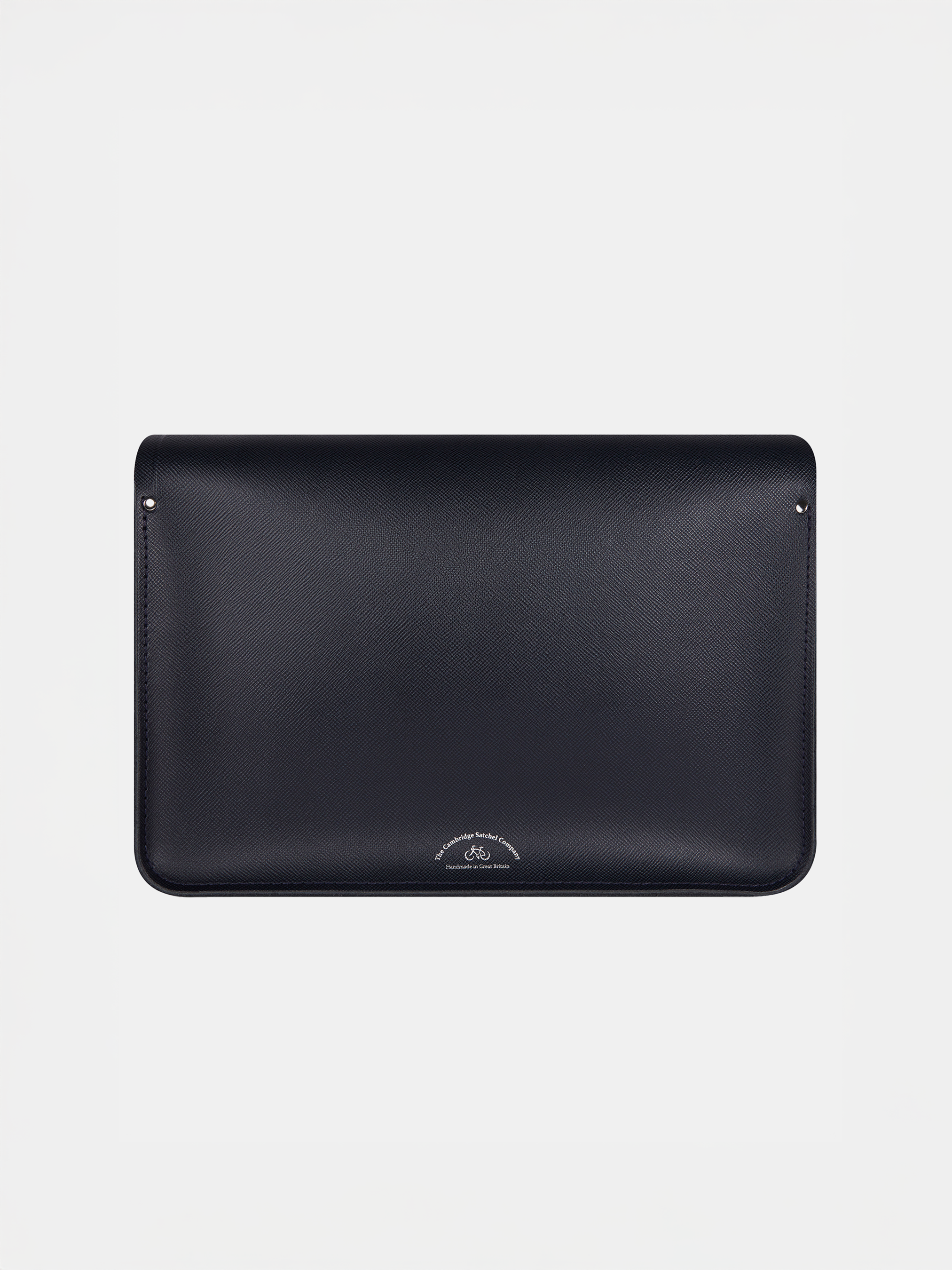 The 15 Inch Satchel - Navy Saffiano