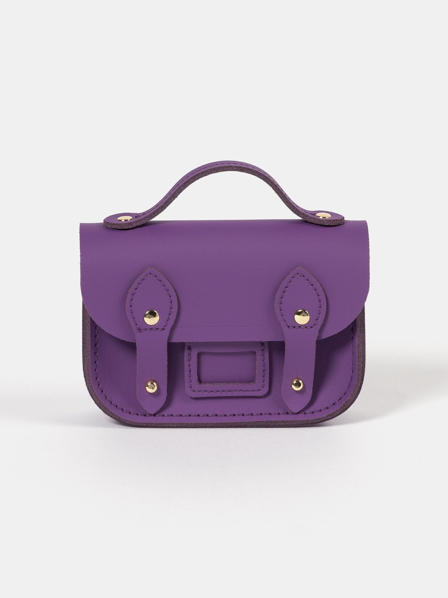 The Micro Satchel - Purple Sapphire Matte - Cambridge Satchel