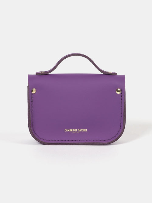 The Micro Satchel - Purple Sapphire Matte - Cambridge Satchel