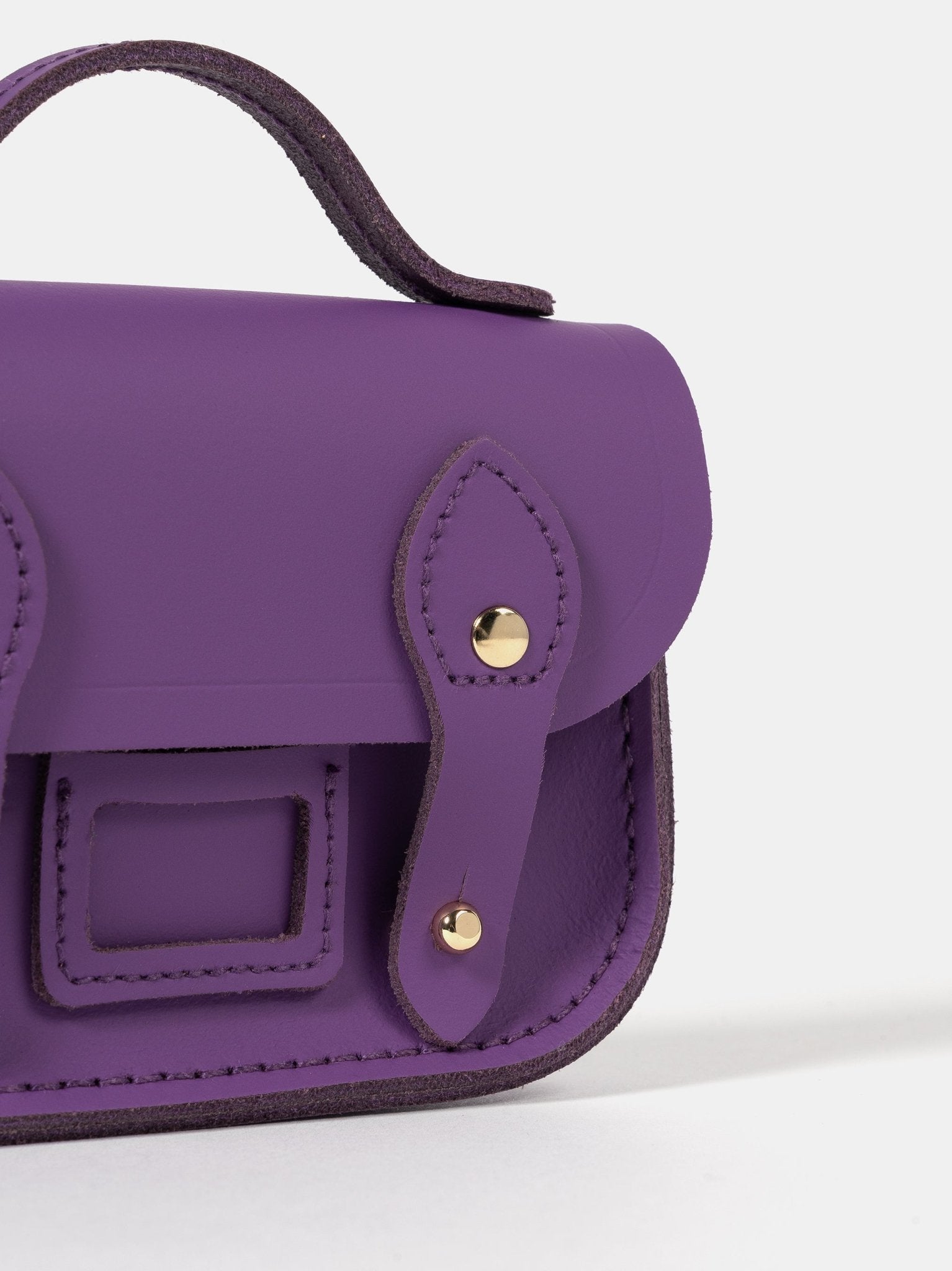 The Micro Satchel - Purple Sapphire Matte - Cambridge Satchel