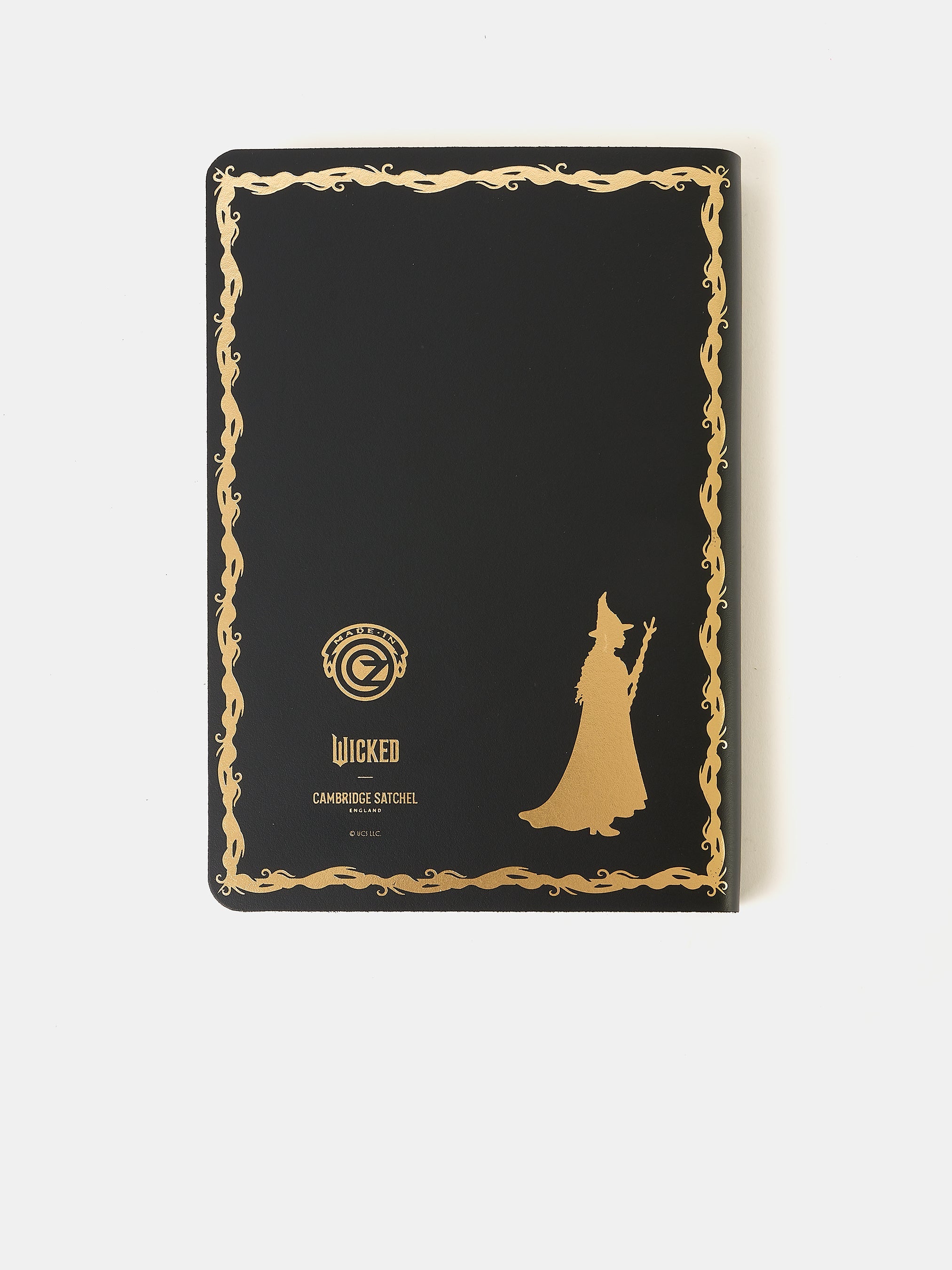 The A5 Notebook - Black with Gold Foiling