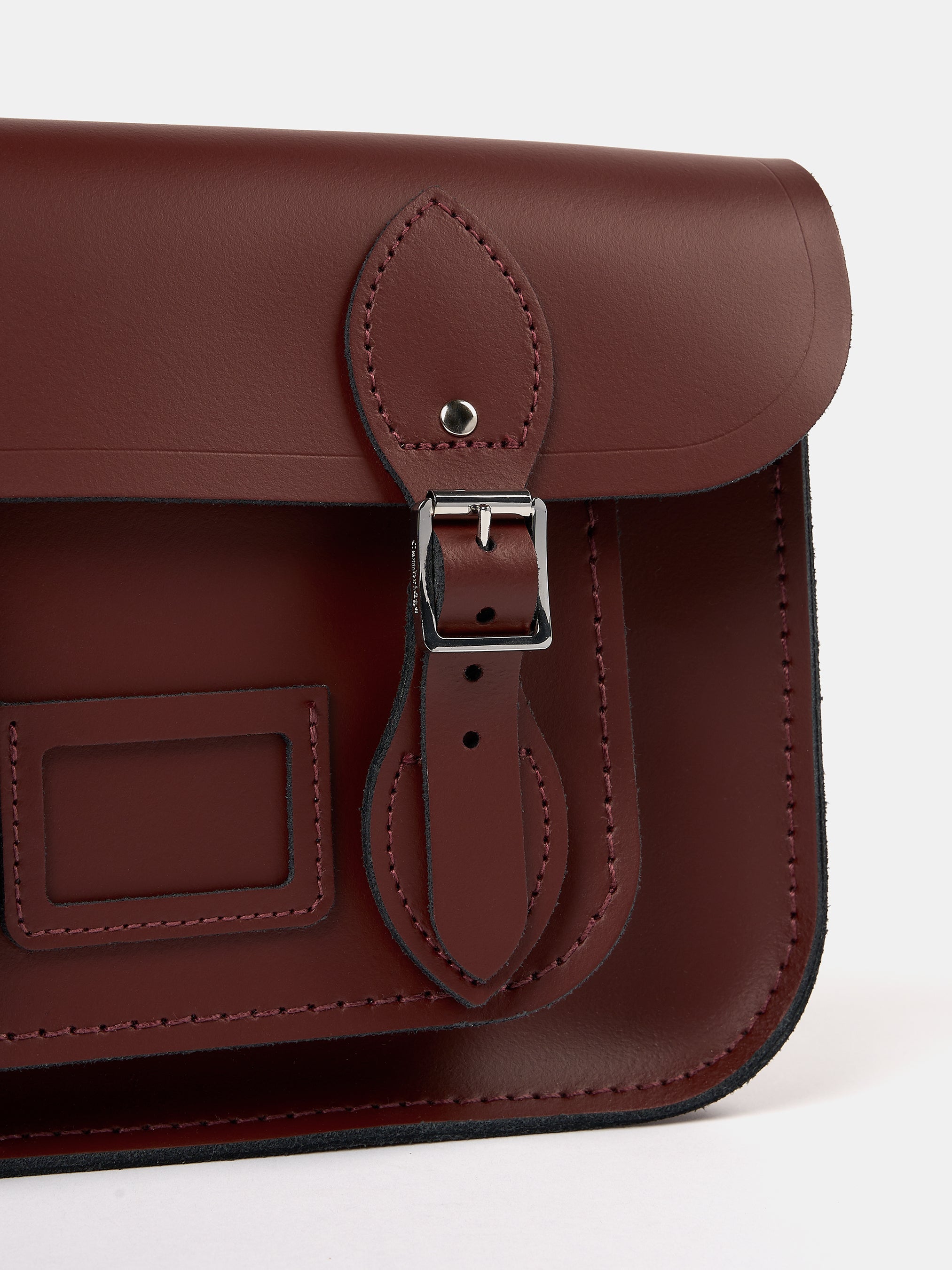 The Satchel Shoulder Bag - Oxblood