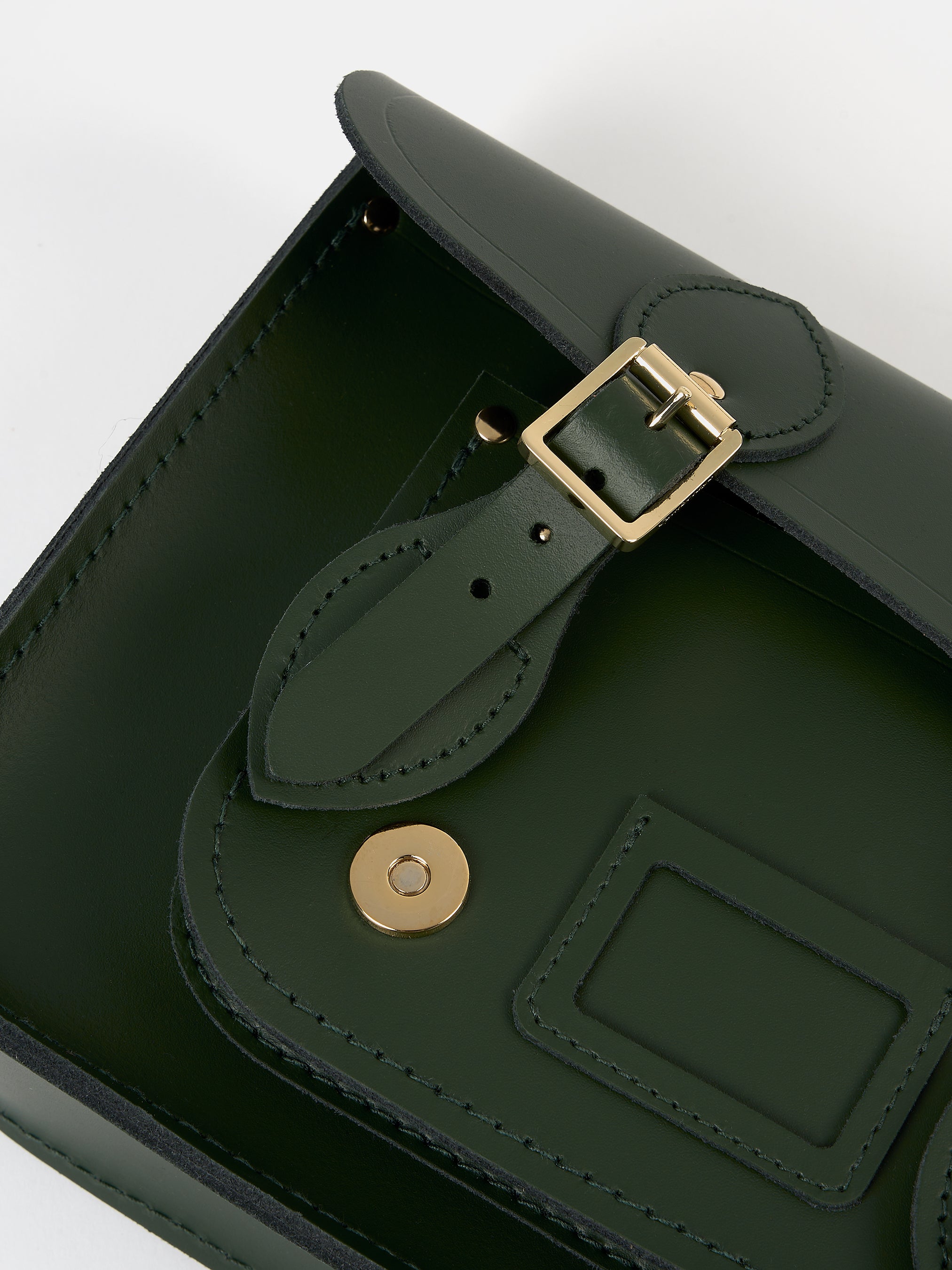 The Satchel Shoulder Bag - Racing Green