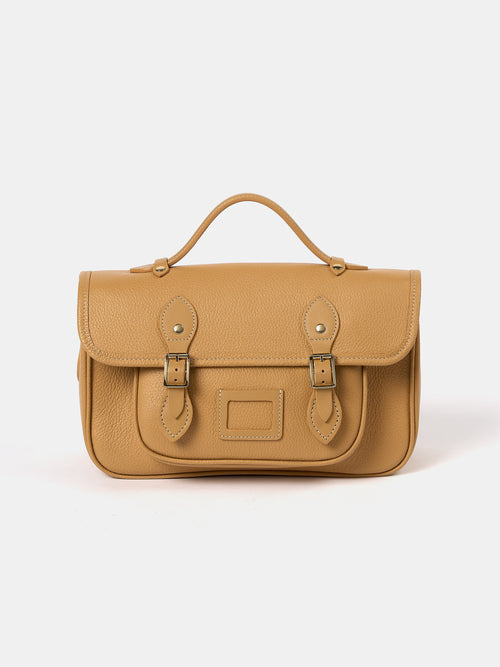 The Soft Satchel - Sand Calf Grain