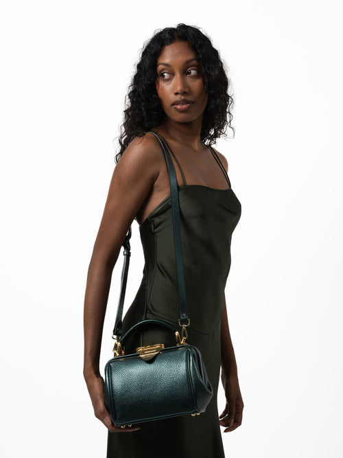 The Mini Sophie - Metallic Emerald