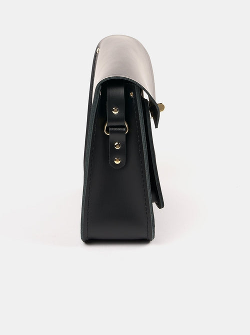 The Twist Lock Satchel - Black - Cambridge Satchel