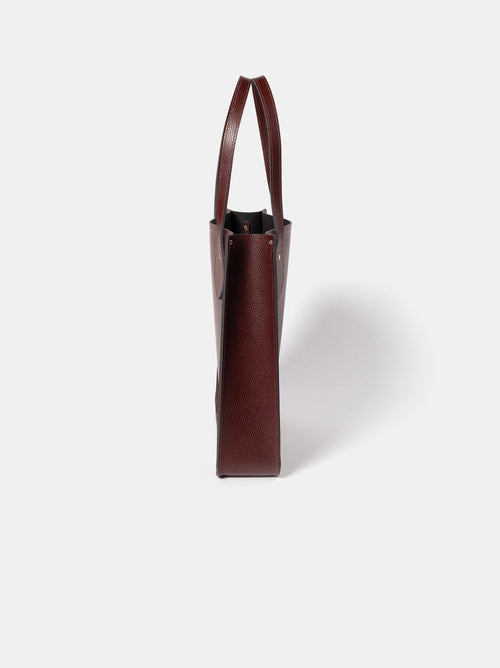 The Tote - Oxblood Celtic Grain - Cambridge Satchel