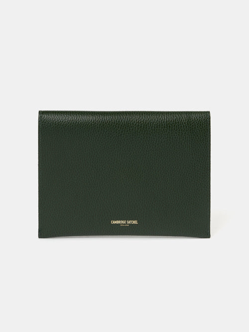 The Twist Lock Pouch - Racing Green Celtic Grain