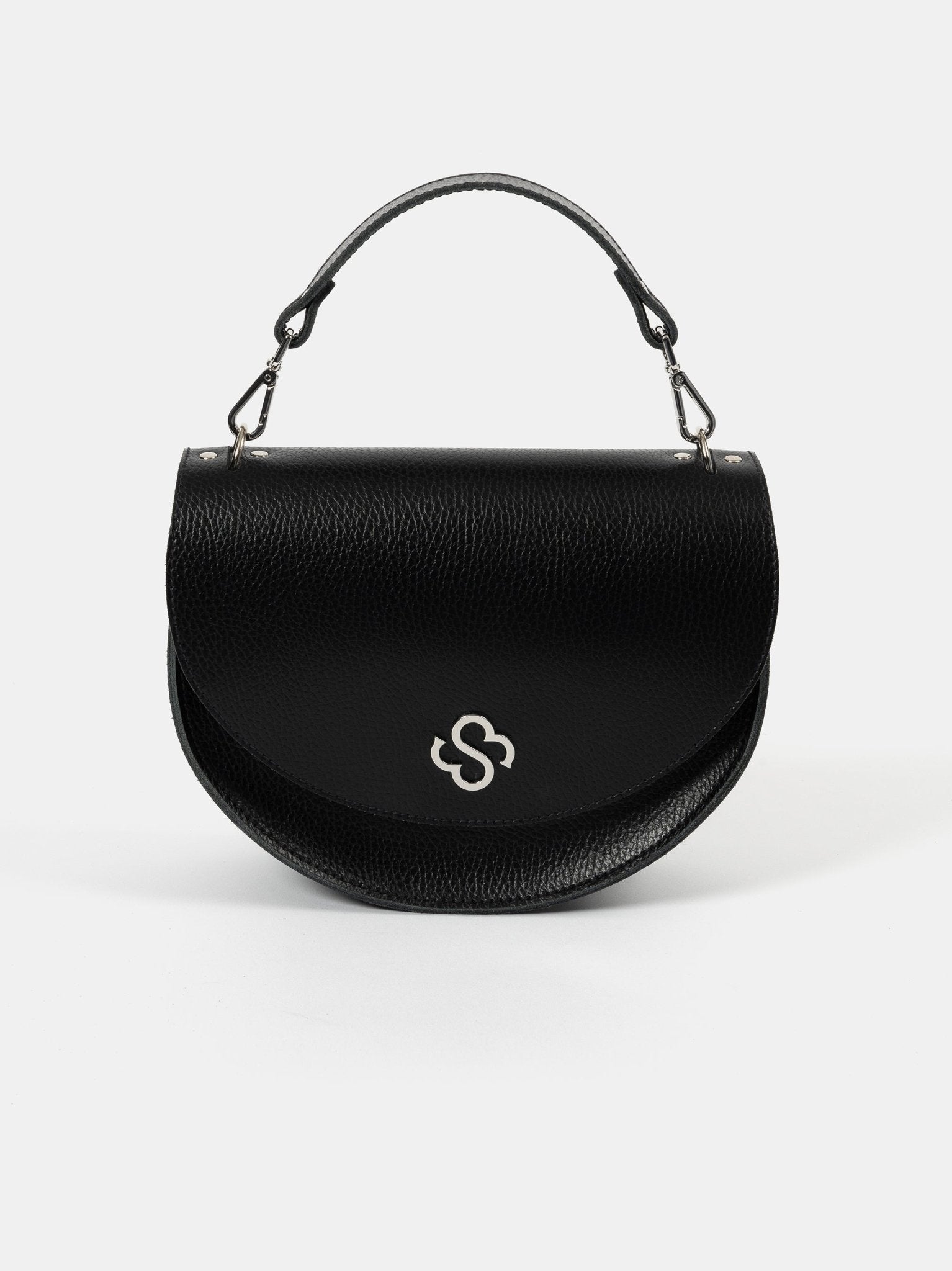 The Kate - Black Celtic Grain - Cambridge Satchel