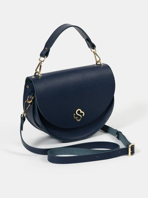 The Kate - Blueberry Saffiano - Cambridge Satchel