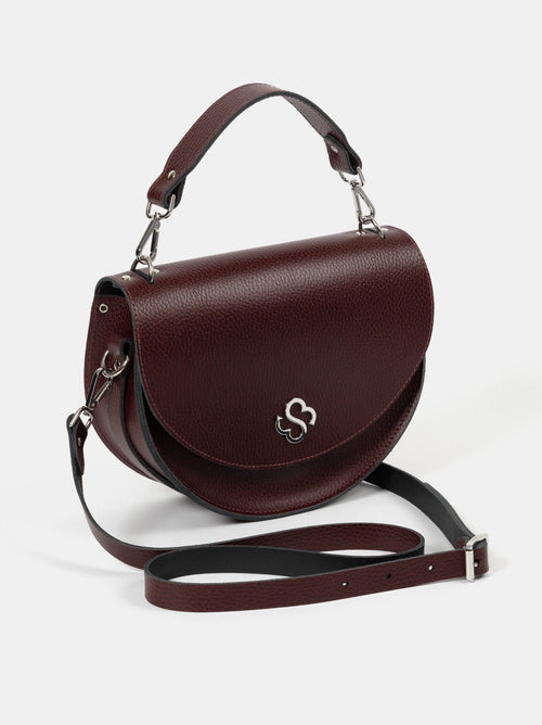 The Kate - Oxblood Celtic Grain - Cambridge Satchel