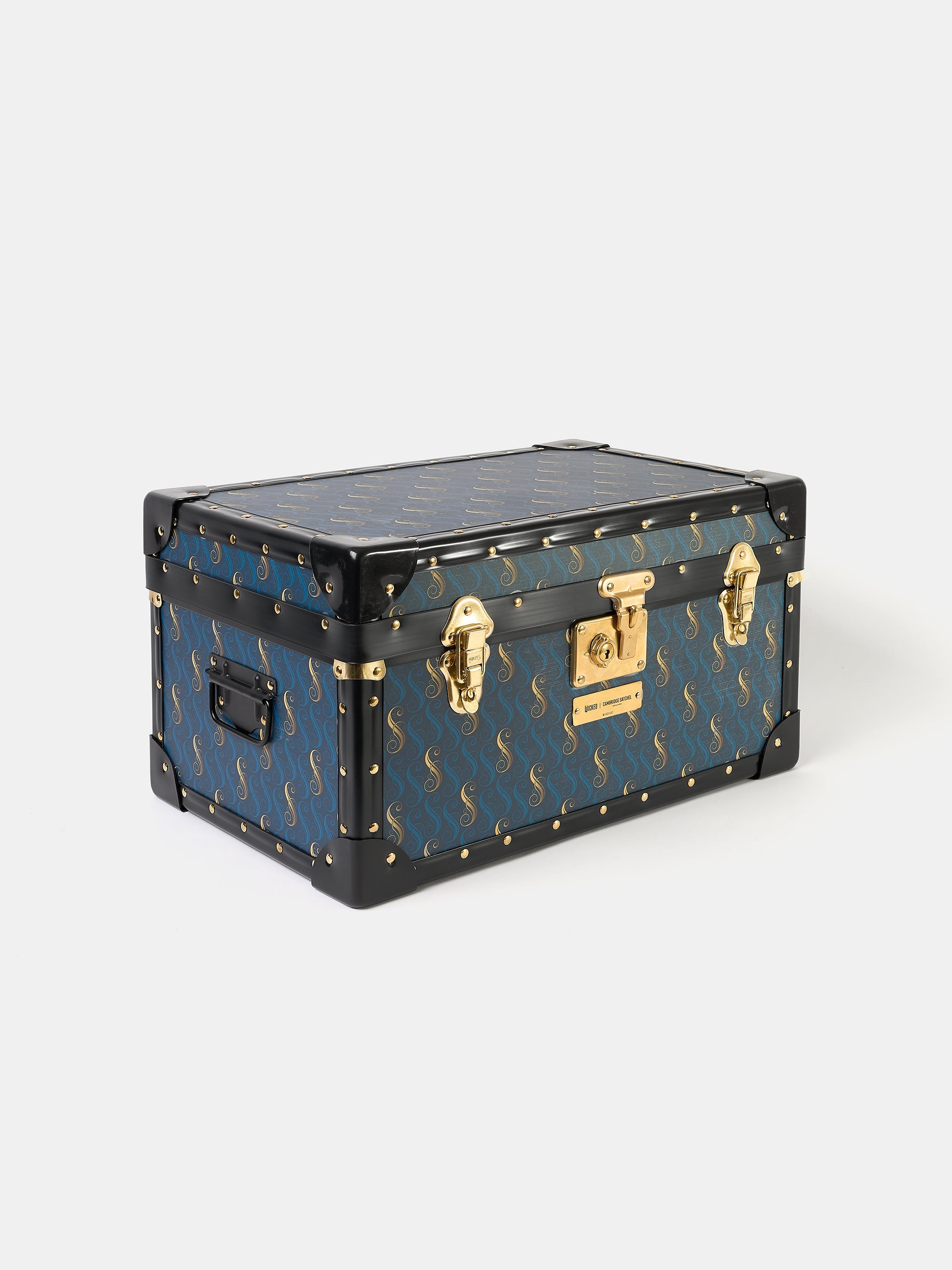 The Treasure Trunk - Shiz Blue with 'S' Repeat Print