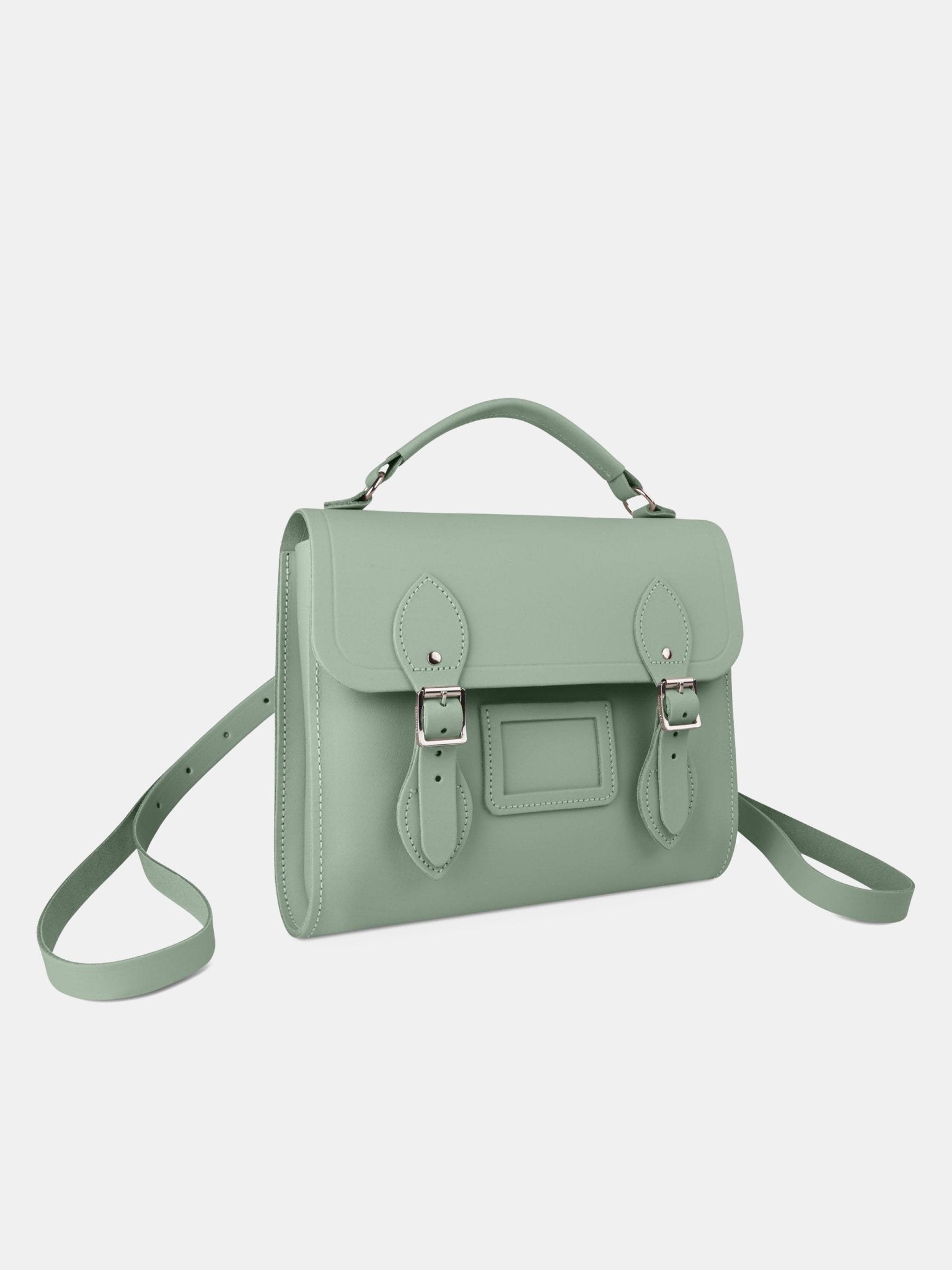 Barrel Backpack in Leather - Sabi Green - The Cambridge Satchel Company UK Store