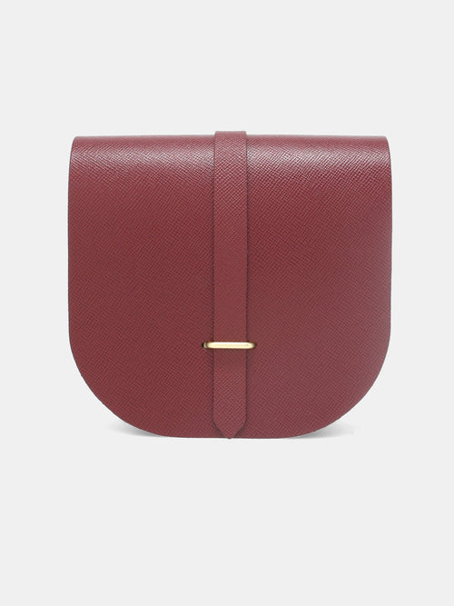 The Saddle Bag - Oxblood Saffiano