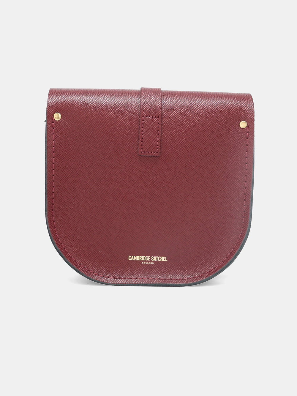 The Saddle Bag - Oxblood Saffiano