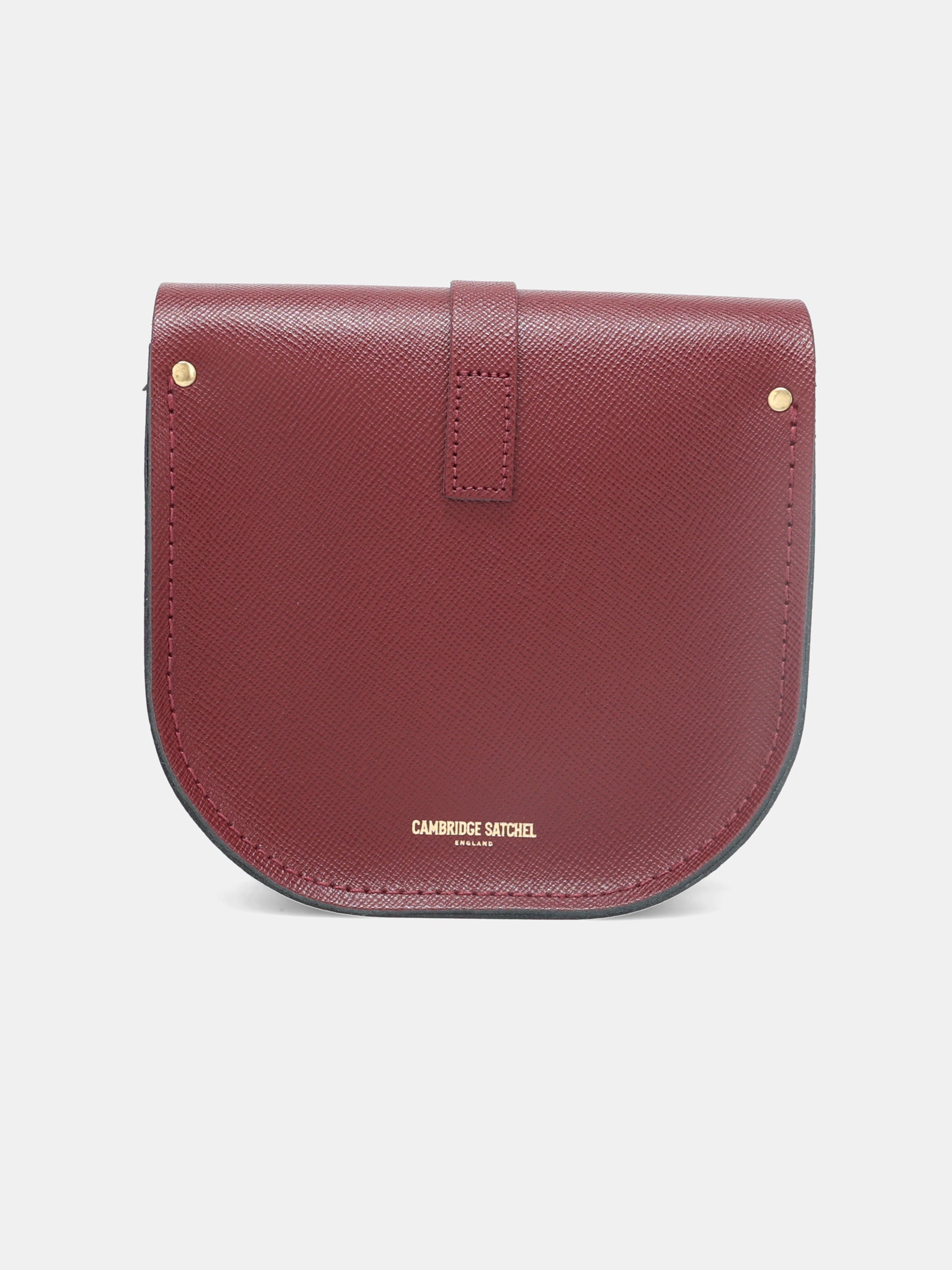 The Saddle Bag - Oxblood Saffiano