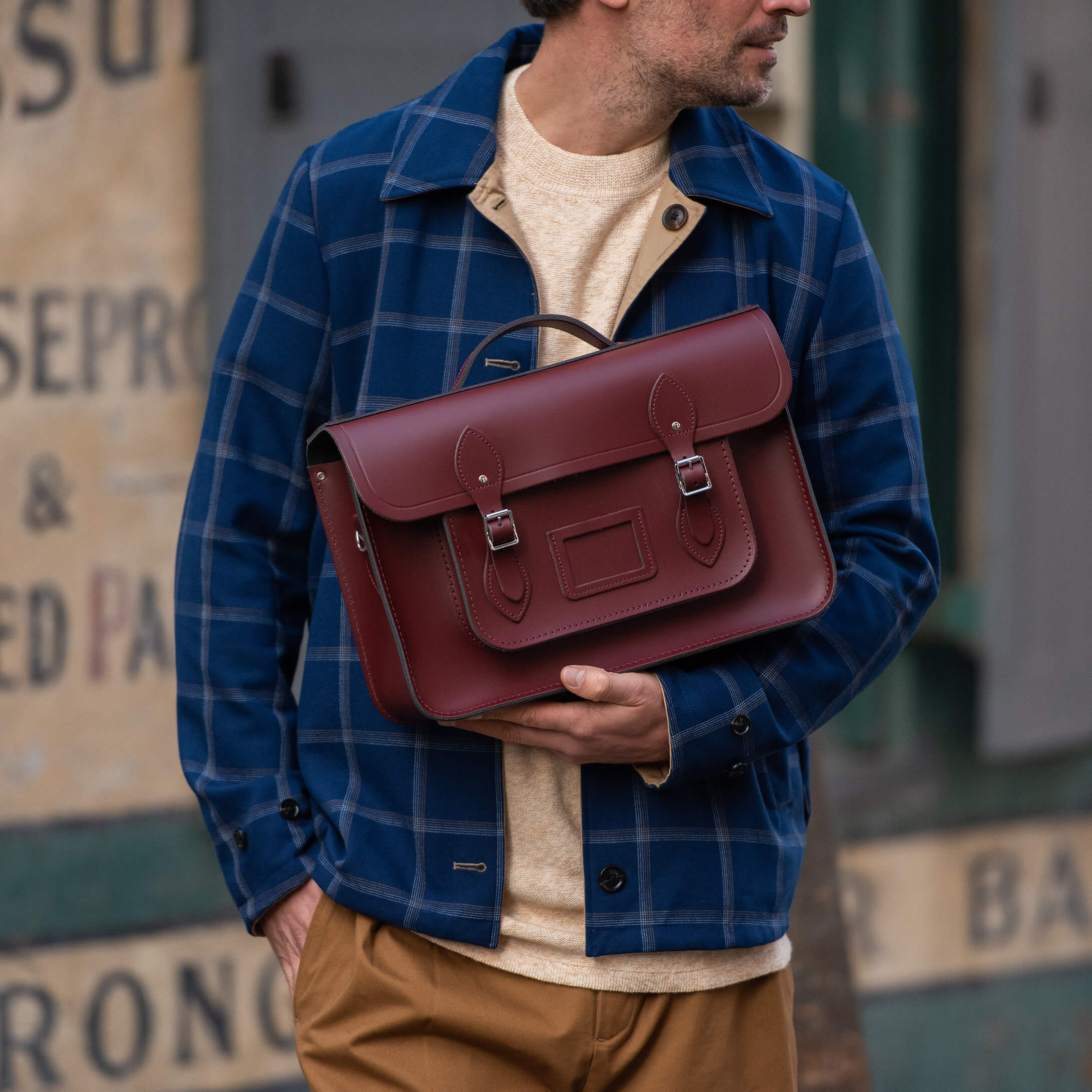 The Leather 2024 Satchel Co. messenger