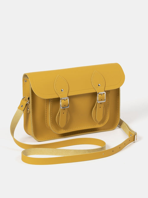 The 11 Inch Satchel - Mustard Matte - The Cambridge Satchel Co.