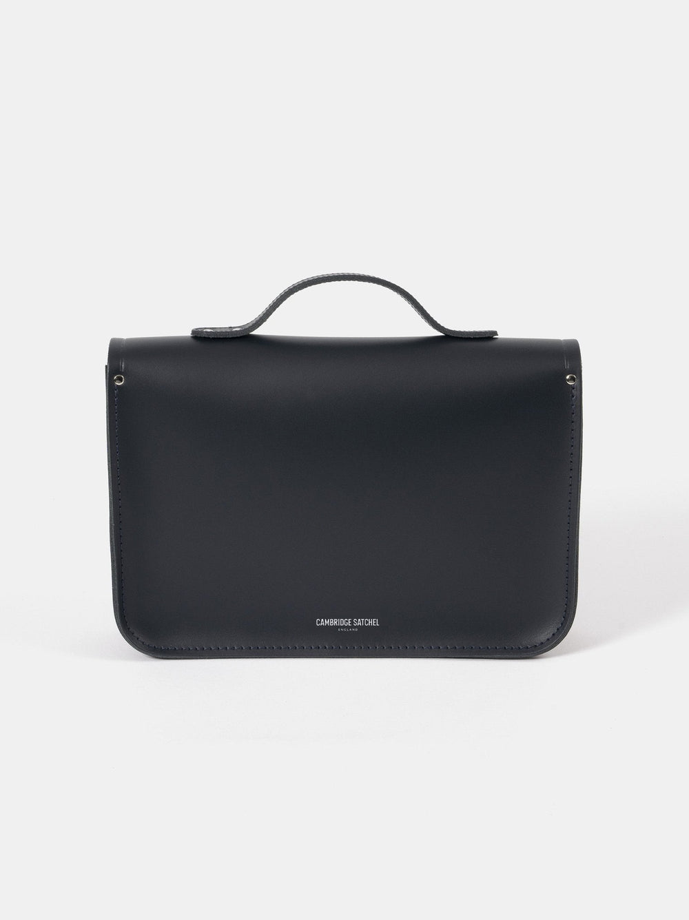 The 11 Inch Batchel - Clay, Oxblood & Navy - Cambridge Satchel