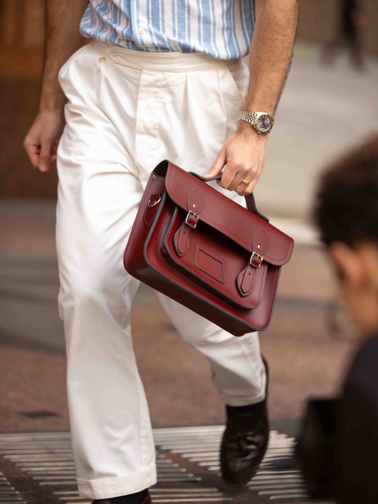 The 13 Inch Batchel - Oxblood - Cambridge Satchel