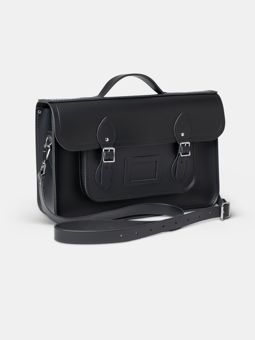 The 15 Inch Batchel - Black - Cambridge Satchel