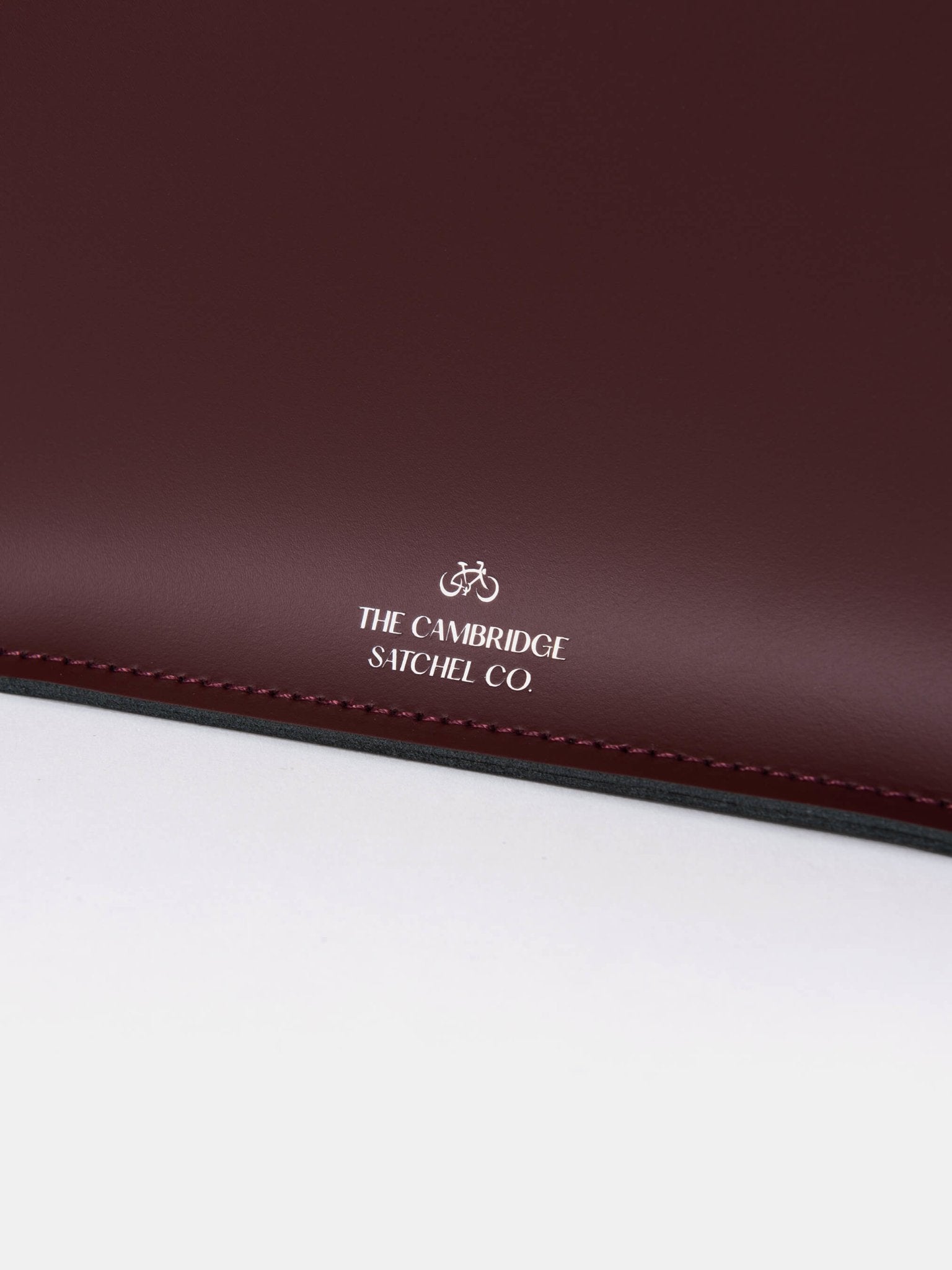 The 16.5 Inch Batchel - Oxblood with Webbing Strap - The Cambridge Satchel Co.