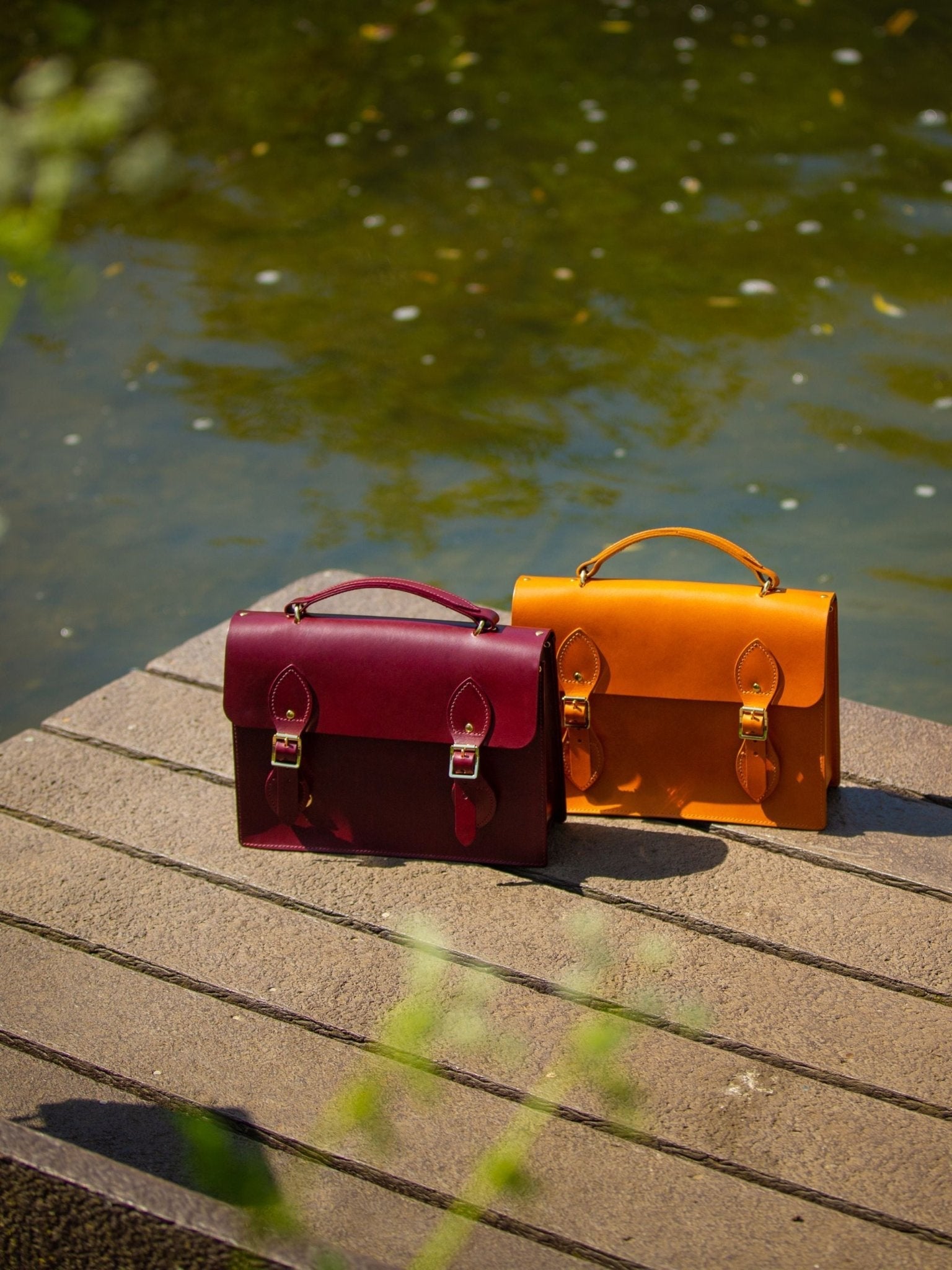 The Artisan - Burgundy - Cambridge Satchel