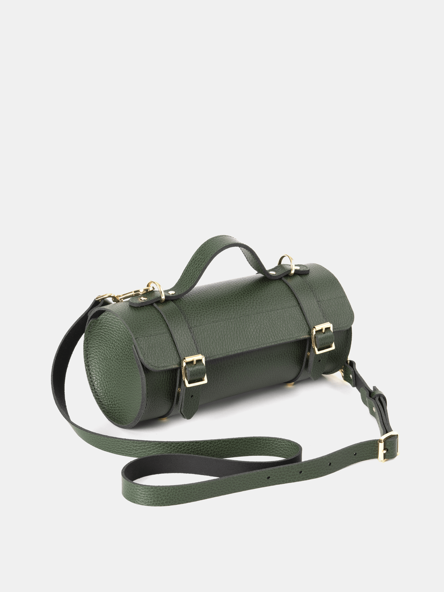 The Bowls Bag - Racing Green Celtic Grain - Cambridge Satchel