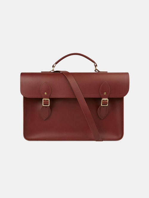 The Briefcase - Brandy - The Cambridge Satchel Co.