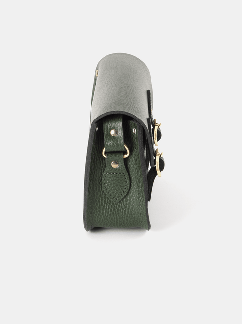 The Little One - Racing Green Celtic Grain - Cambridge Satchel