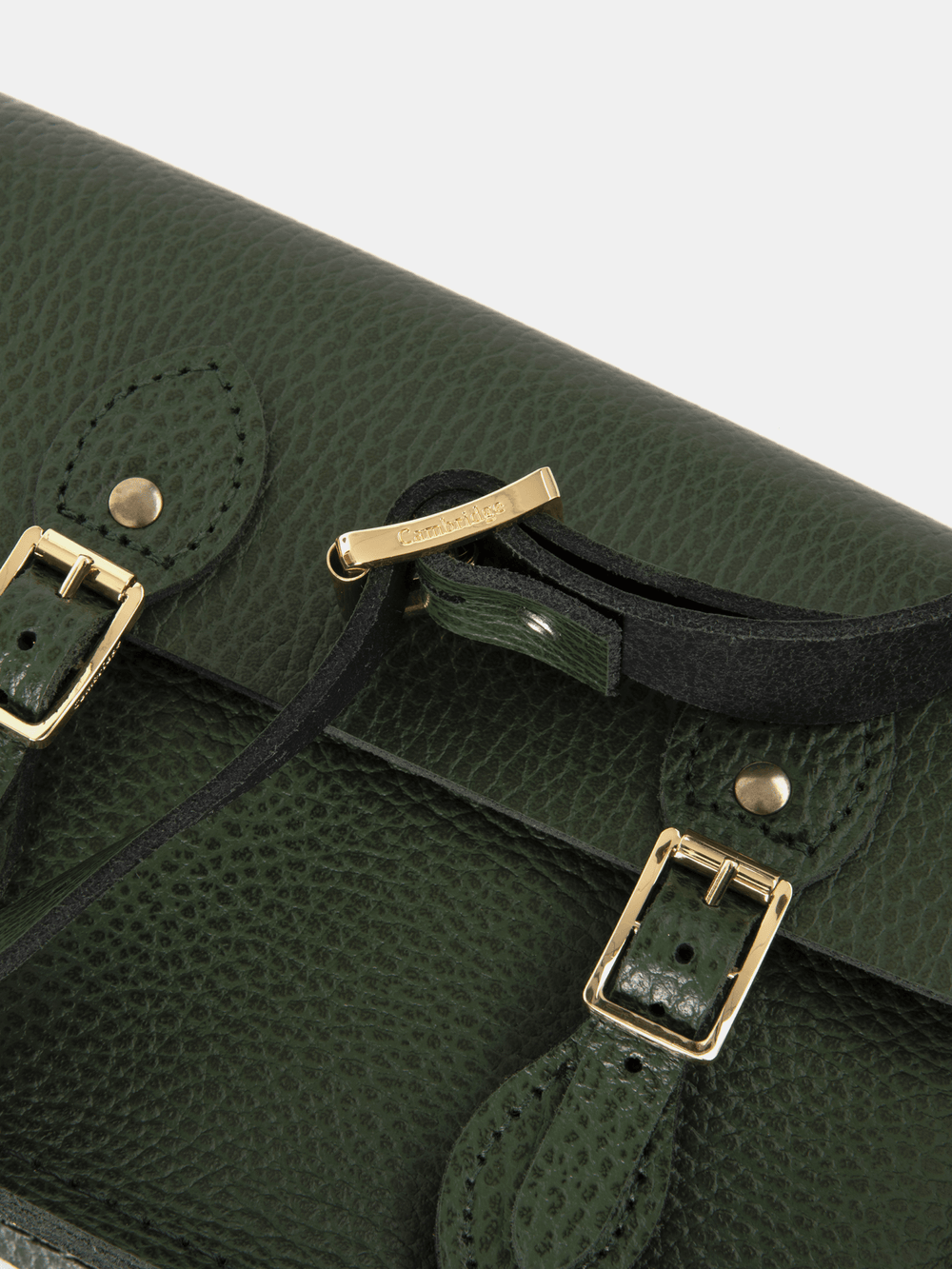 The Little One - Racing Green Celtic Grain - Cambridge Satchel