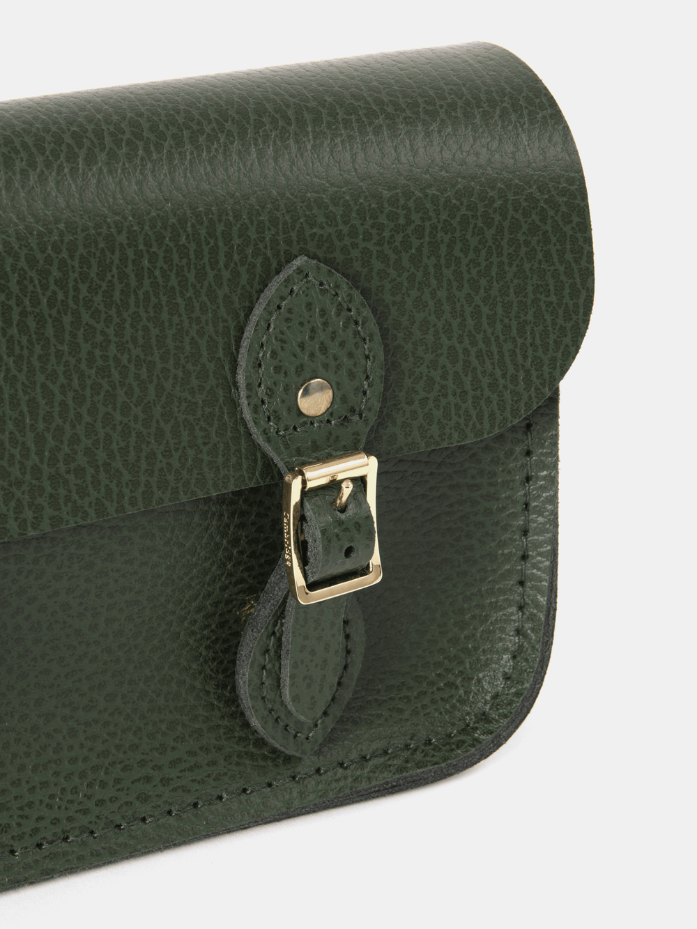 The Little One - Racing Green Celtic Grain - Cambridge Satchel