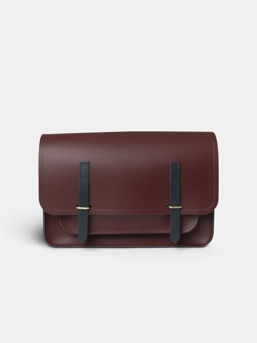 The Messenger - Oxblood & Navy - The Cambridge Satchel Co.