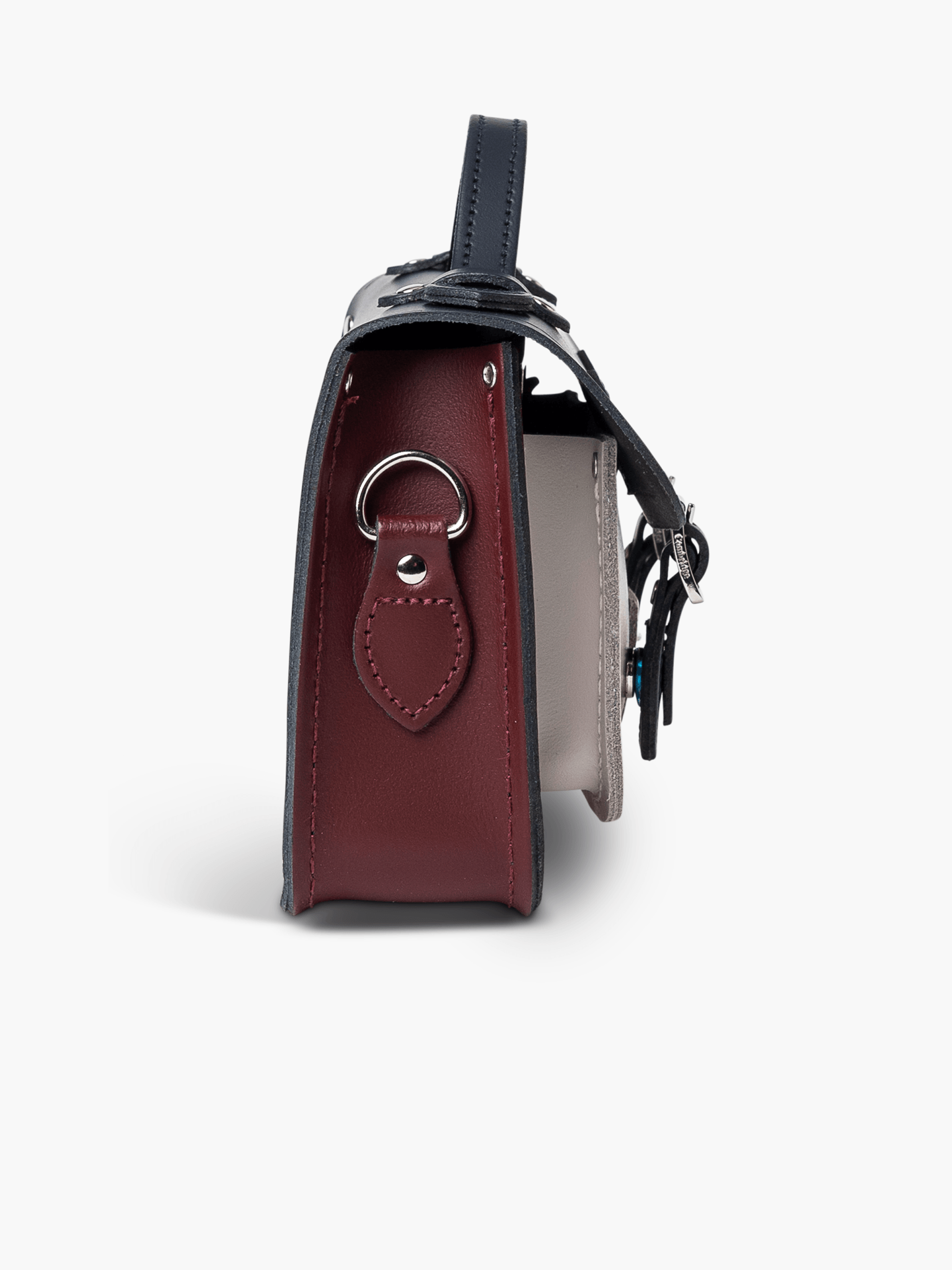 The Mini - Clay, Oxblood & Navy - Cambridge Satchel