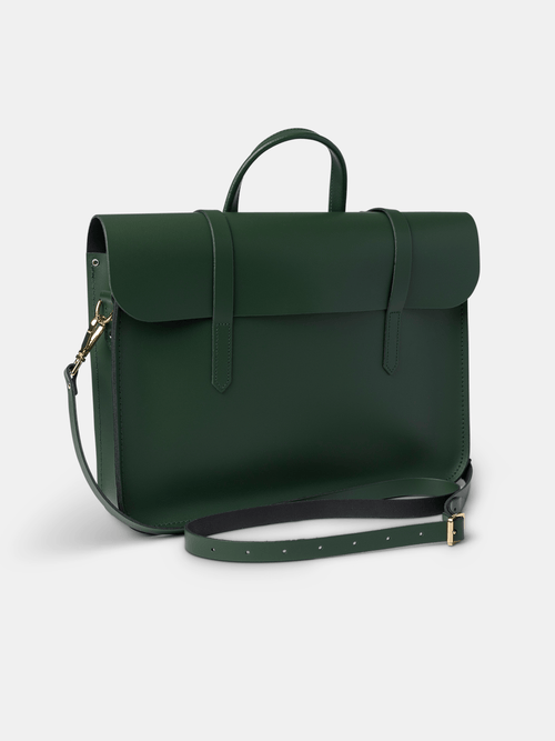 The Music Case - Racing Green - The Cambridge Satchel Company UK Store