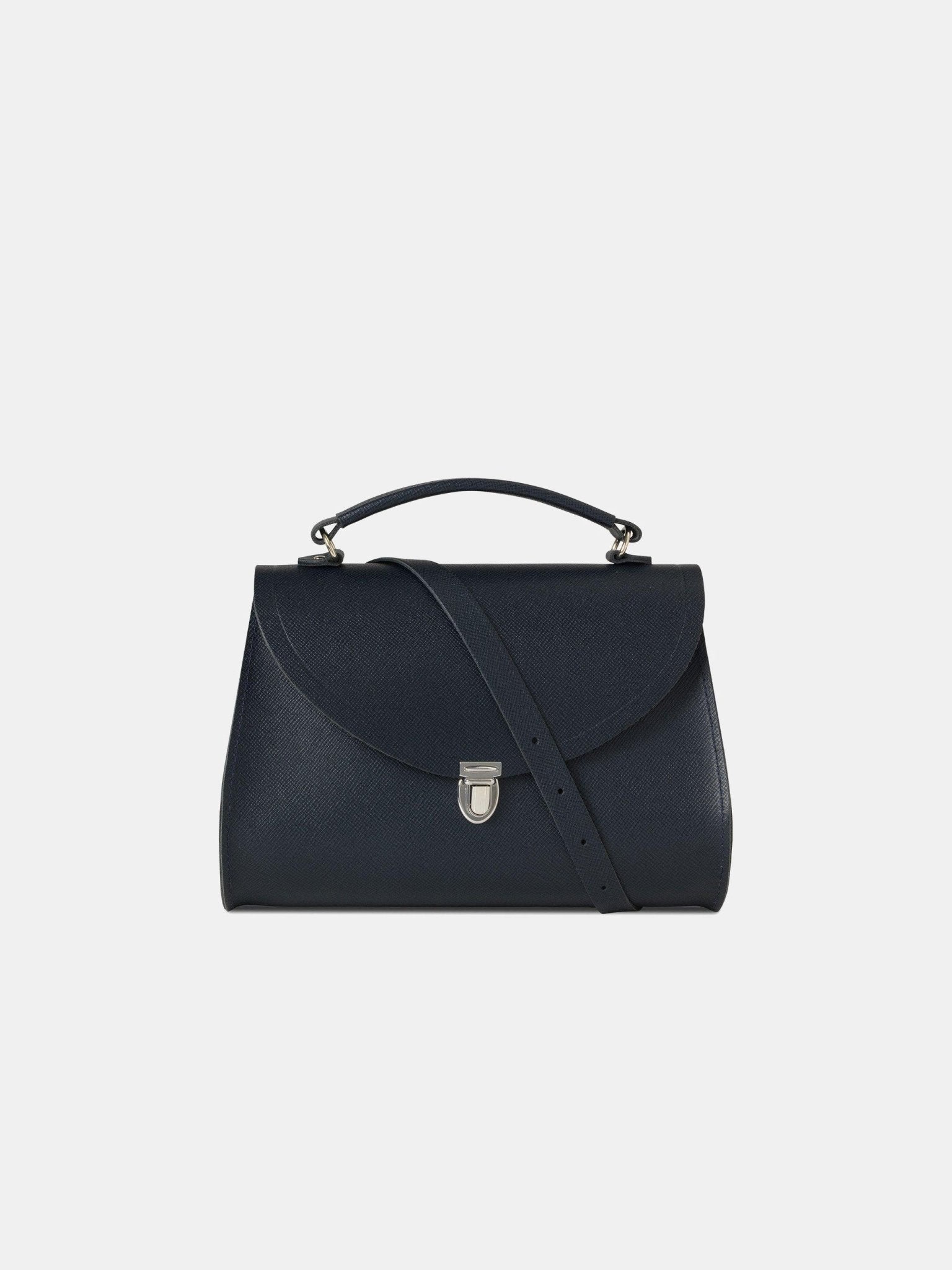 The Poppy - Navy Saffiano - The Cambridge Satchel Co.