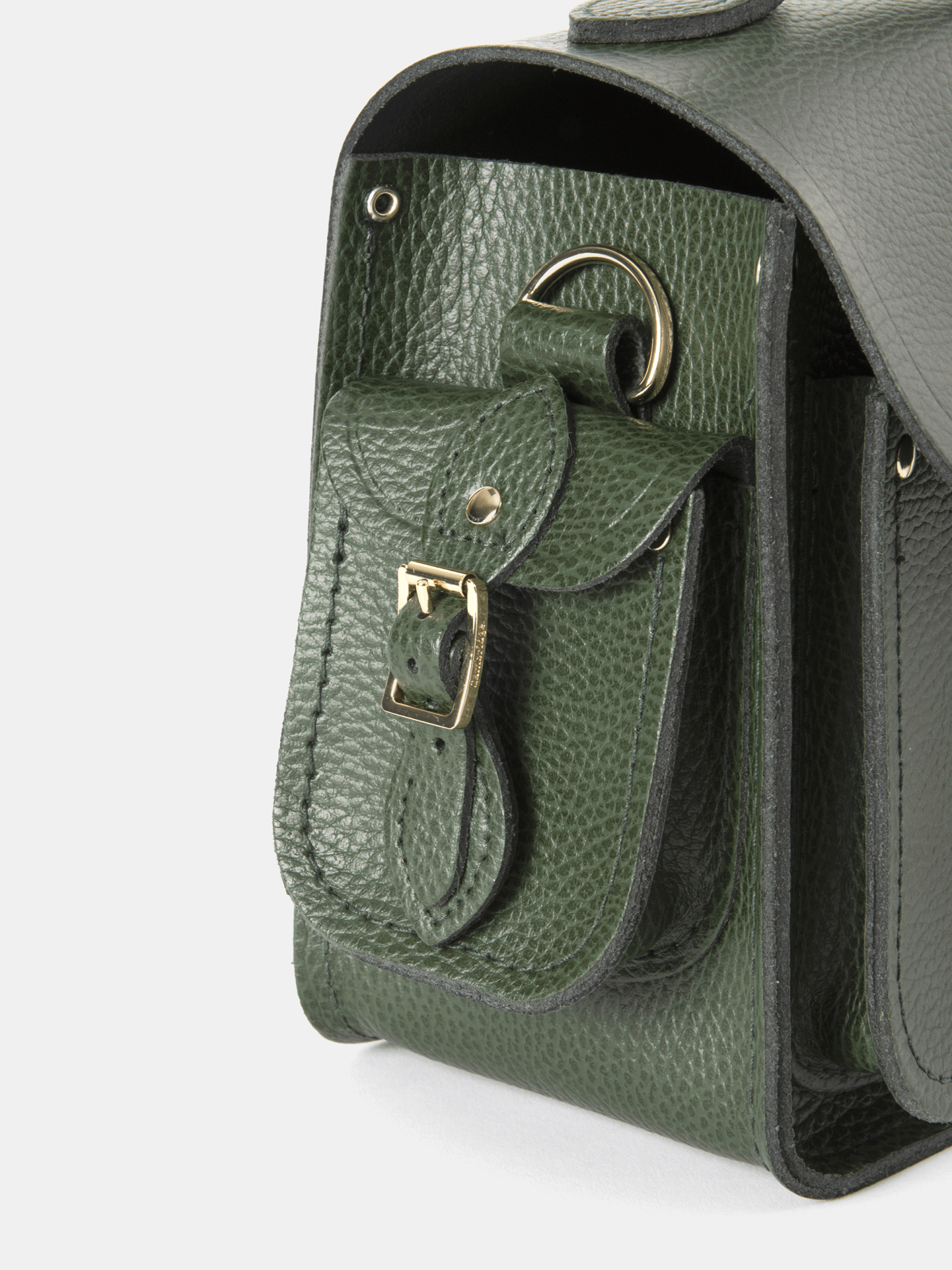 The Traveller - Racing Green Celtic Grain - Cambridge Satchel