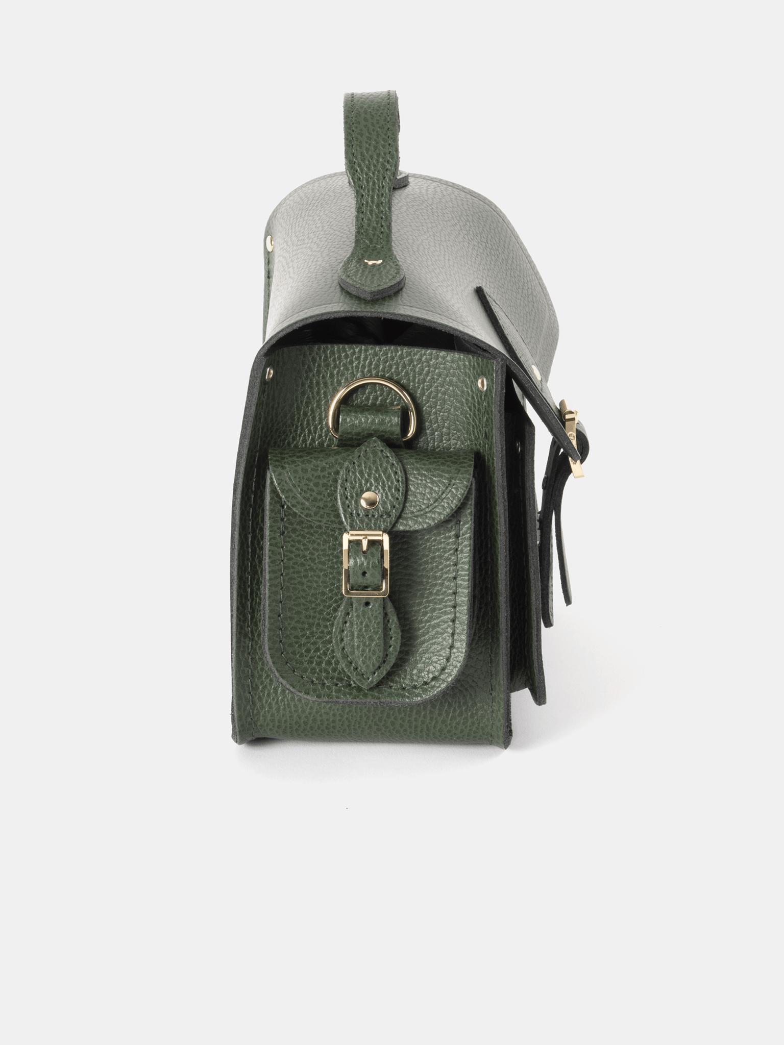 The Traveller - Racing Green Celtic Grain - Cambridge Satchel