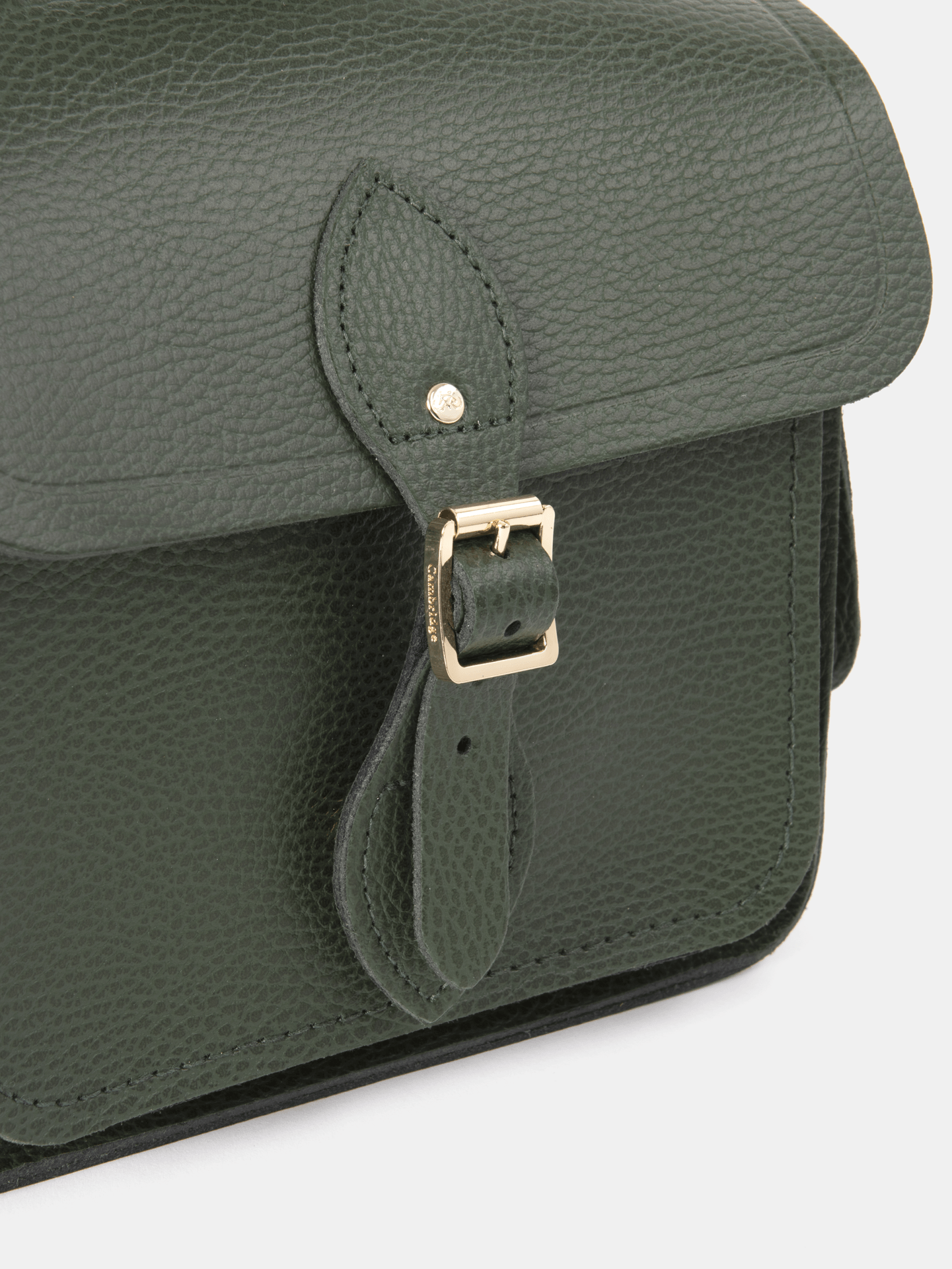 The Traveller - Racing Green Celtic Grain - Cambridge Satchel